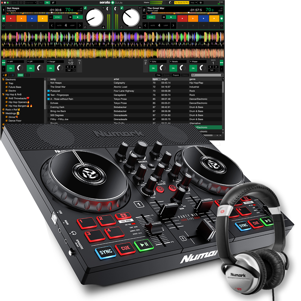 Numark Party Mix Live Bundle (inc Headphones) – GSC STORE